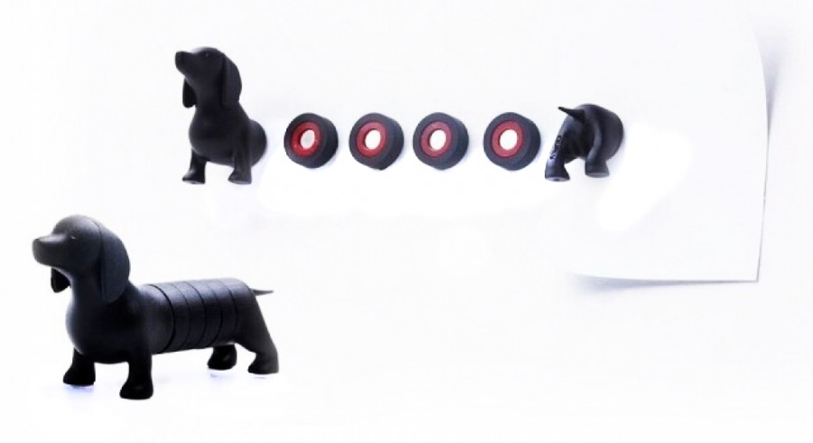 Набір магнітів Dachshund Magnet Dog Qualy Набір магнітів Dachshund Magnet Dog Qualy