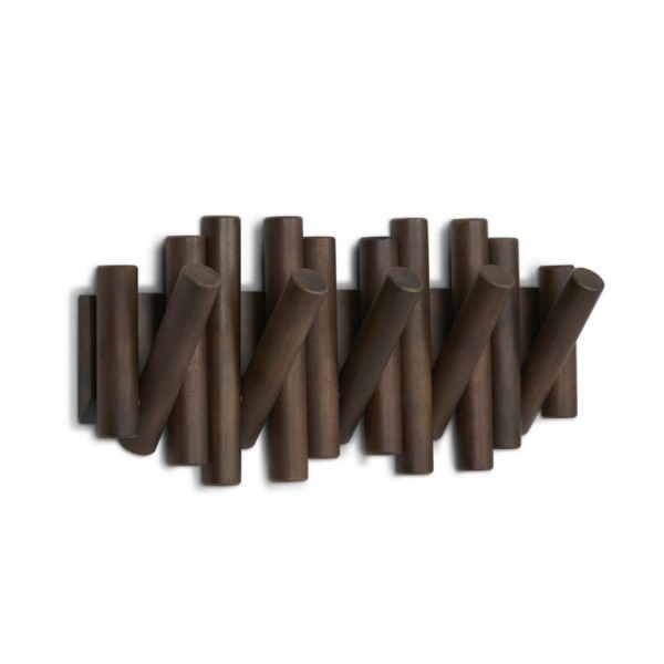Вішалка настінна Picket Umbra Aged Walnut Вішалка настінна Picket Umbra Aged Walnut
