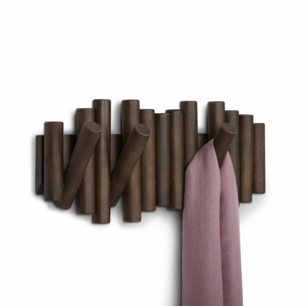 Вішалка настінна Picket Umbra Aged Walnut Вішалка настінна Picket Umbra Aged Walnut