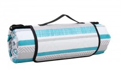 Туристический коврик TE-202 Ultra (серый с синим) 