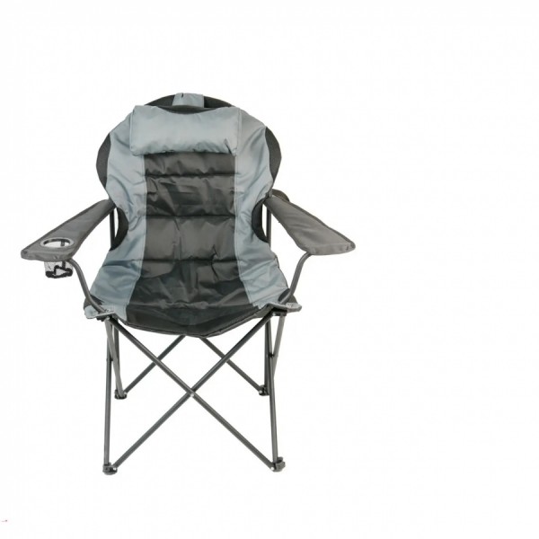 Крісло портативне Рибалка Трофей NR-35, сірий з чорним Крісло портативне Рибалка Трофей NR-35, сірий з чорним