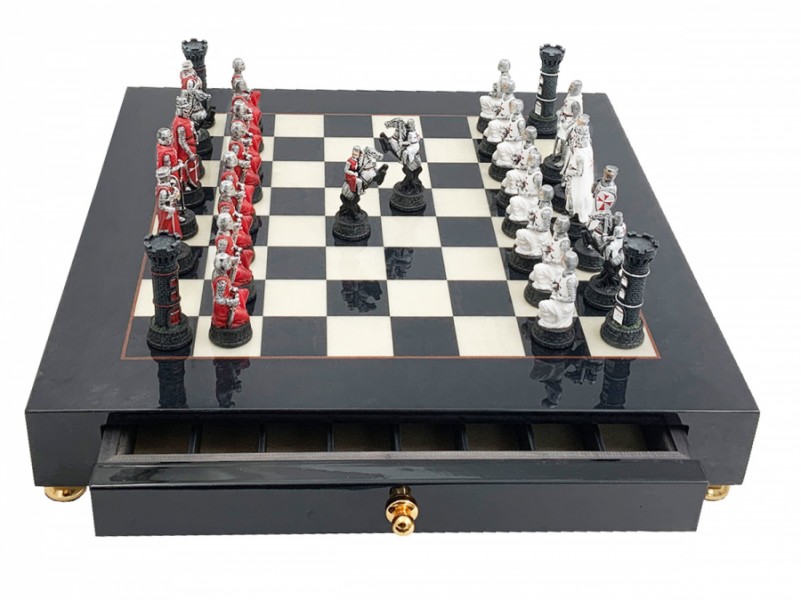 Шахматы Italfama R75641+8530RP Рыцари тамплиеры Шахматы Italfama R75641+8530RP Рыцари тамплиеры