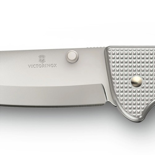 Ніж "Victorinox" Evoke Alox 136мм, 5 функцій, рифлений сірий, темляк (Швейцарія) . Ніж "Victorinox" Evoke Alox 136мм, 5 функцій, рифлений сірий, темляк (Швейцарія) .