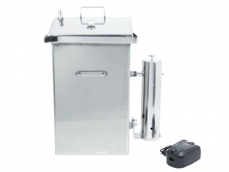 Коптильня из нержавеющей стали для холодного и горячего копчения ЕСБ15 Коптильня из нержавеющей стали для холодного и горячего копчения ЕСБ15