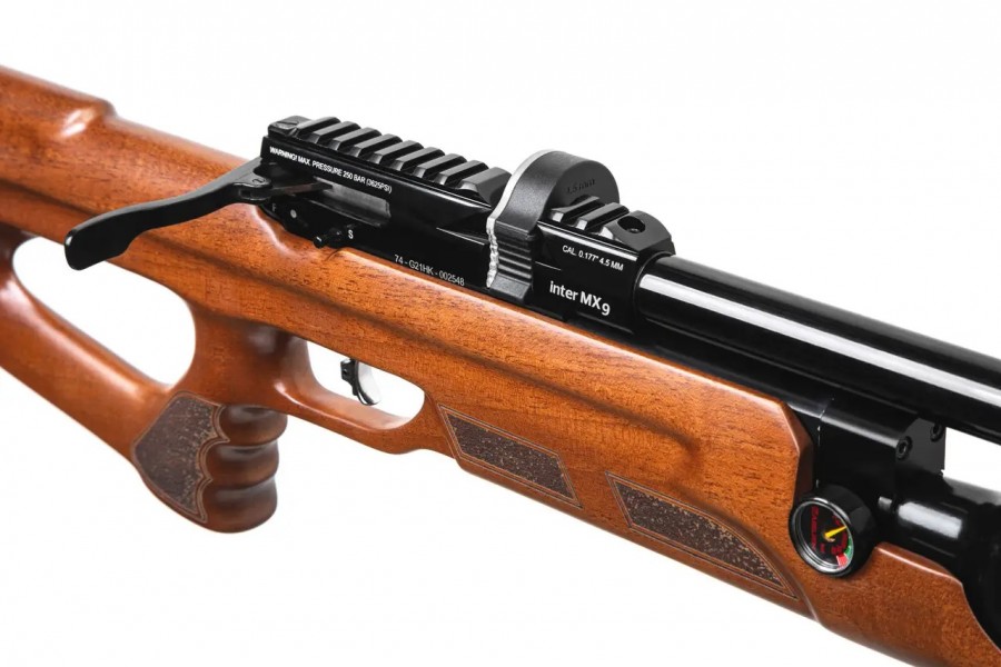 Пневматическая Редукторная PCP винтовка ASELKON MX9 SNIPER WOOD КАЛ. 4.5 Пневматическая Редукторная PCP винтовка ASELKON MX9 SNIPER WOOD КАЛ. 4.5
