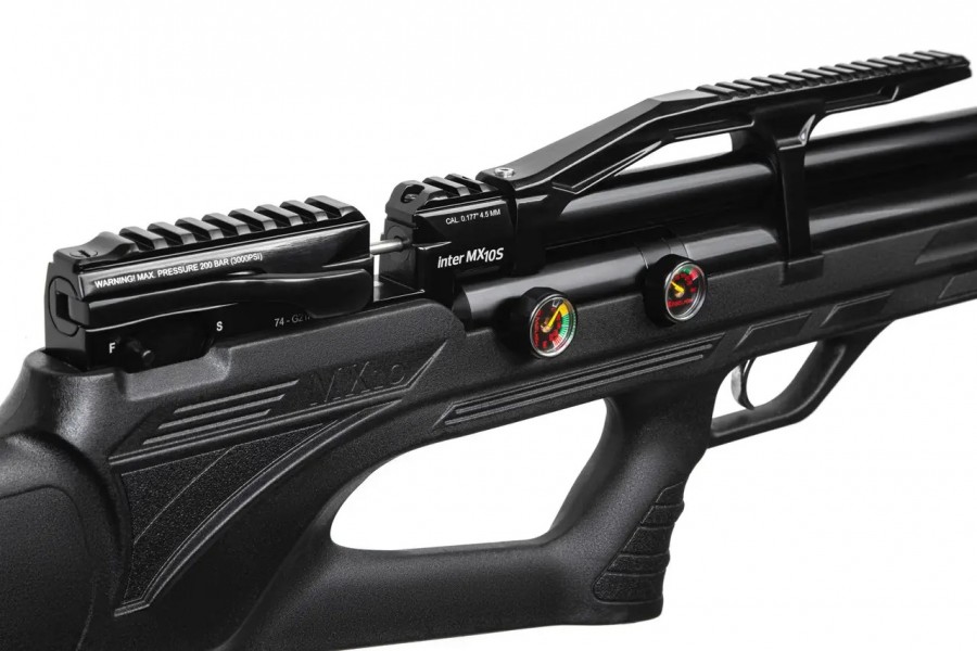 Пневматическая Редукторная PCP винтовка Aselkon MX10-S Black кал. 4.5 Пневматическая Редукторная PCP винтовка Aselkon MX10-S Black кал. 4.5