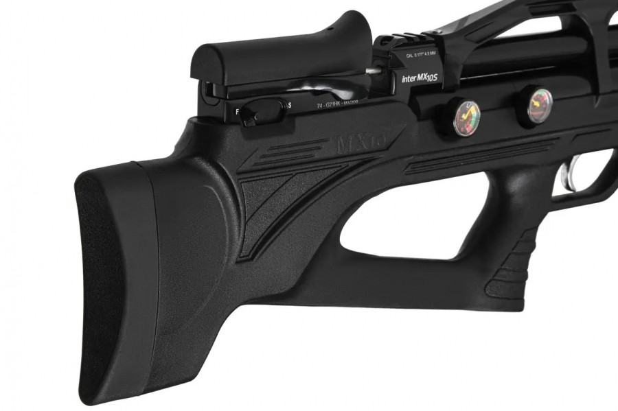 Пневматическая Редукторная PCP винтовка Aselkon MX10-S Black кал. 4.5 Пневматическая Редукторная PCP винтовка Aselkon MX10-S Black кал. 4.5
