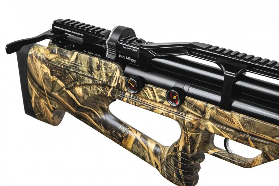 Пневматическая Редукторная PCP винтовка Aselkon MX10-S Camo Max 5 кал. 4.5 Пневматическая Редукторная PCP винтовка Aselkon MX10-S Camo Max 5 кал. 4.5