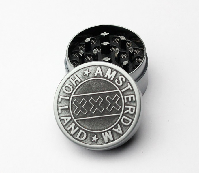 Высококачественный Гриндер измельчитель для табака AMSTERDAM Высококачественный Гриндер измельчитель для табака AMSTERDAM