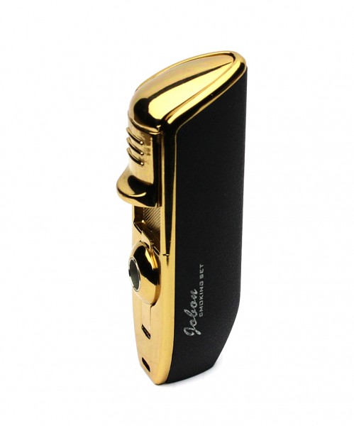 Зажигалка сигарная JOBON тройное пламя с пробойником Зажигалка сигарная JOBON тройное пламя с пробойником