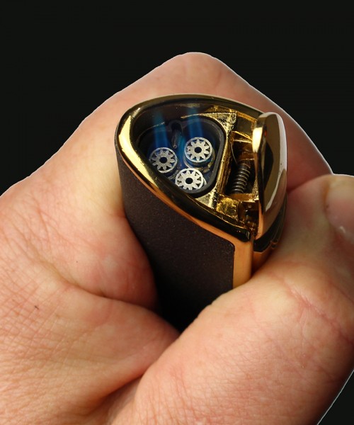 Зажигалка сигарная JOBON тройное пламя с пробойником Зажигалка сигарная JOBON тройное пламя с пробойником