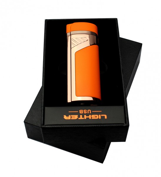 Электронная газовая зажигалка с 3 форсунками для сигар Электронная газовая зажигалка с 3 форсунками для сигар