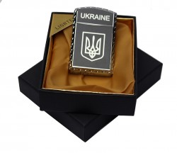 Подарочная зажигалка Ukraine турбо пламя
