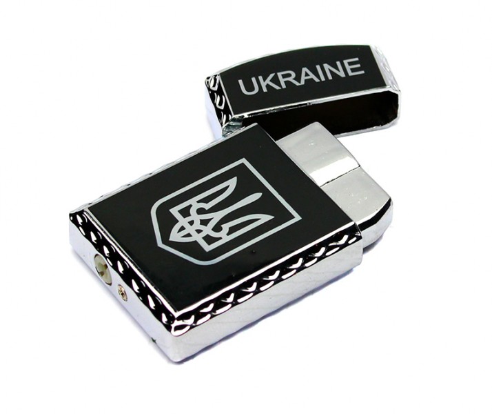 Подарочная зажигалка Ukraine турбо пламя Подарочная зажигалка Ukraine турбо пламя