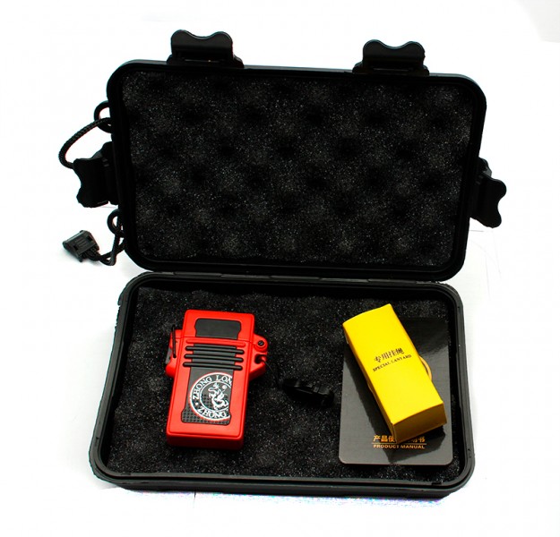 Подарочная газовая зажигалка Красный дракон Подарочная газовая зажигалка Красный дракон