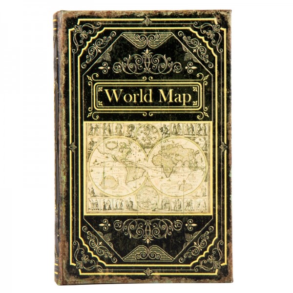 Книга-сейф Карта світу Книга-сейф Карта світу
