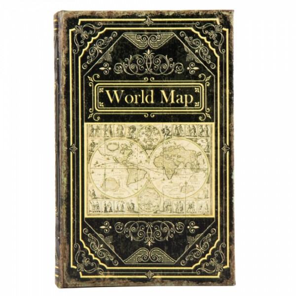Книга-сейф  Карта мира 