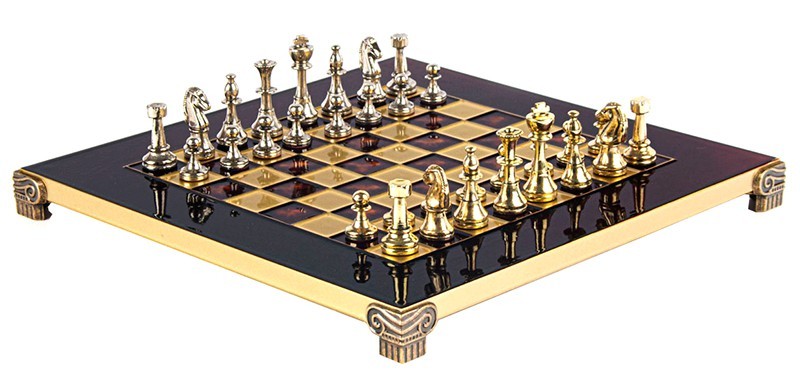 Шахи Грецькі Manopoulos класика S32RED Шахи Грецькі Manopoulos класика S32RED