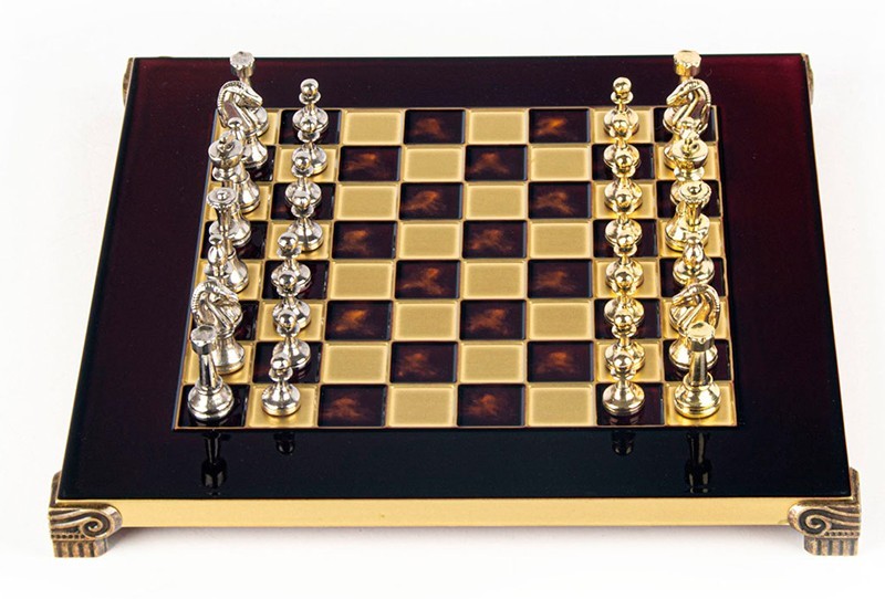 Шахи Грецькі Manopoulos класика S32RED Шахи Грецькі Manopoulos класика S32RED