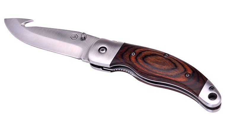 Складаний мисливський ніж з чорним чохлом 21,5 см LAGUIOLE, дерево пакка, коричневий, подарункова коробка Франція . Складаний мисливський ніж з чорним чохлом 21,5 см LAGUIOLE, дерево пакка, коричневий, подарункова коробка Франція .