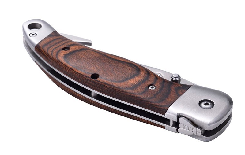 Складаний мисливський ніж з чорним чохлом 21,5 см LAGUIOLE, дерево пакка, коричневий, подарункова коробка Франція . Складаний мисливський ніж з чорним чохлом 21,5 см LAGUIOLE, дерево пакка, коричневий, подарункова коробка Франція .