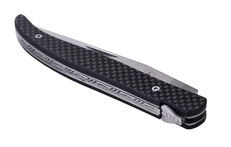 Складаний ніж 21см LAGUIOLE, карбонова рукоять, подарункова коробка Франція . Складаний ніж 21см LAGUIOLE, карбонова рукоять, подарункова коробка Франція .