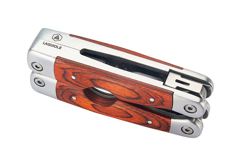 Багатофункціональний ніж мультитул LAGUIOLE, 11 функцій з набором біт та шкіряним чохлом . Багатофункціональний ніж мультитул LAGUIOLE, 11 функцій з набором біт та шкіряним чохлом .