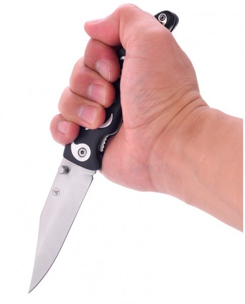 Складаний мисливський ніж 21,5 см LAGUIOLE, чорне дерево пакка з металевим візерунком . Складаний мисливський ніж 21,5 см LAGUIOLE, чорне дерево пакка з металевим візерунком .