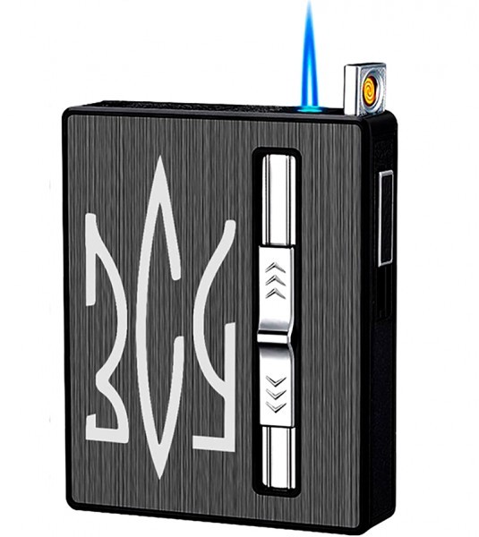 Запальничка USB та газова два режими полум’я з футляром Запальничка USB та газова два режими полум’я з футляром