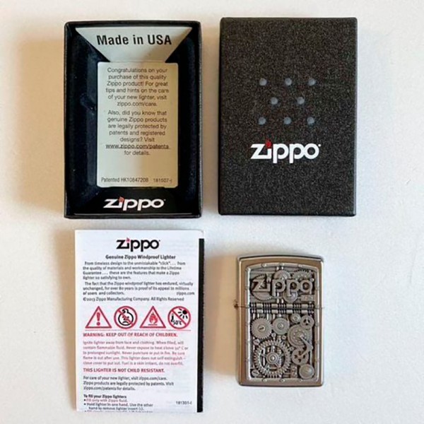Запальничка "ZIPPO" Steampunk 3D Emblem Gear Запальничка "ZIPPO" Steampunk 3D Emblem Gear