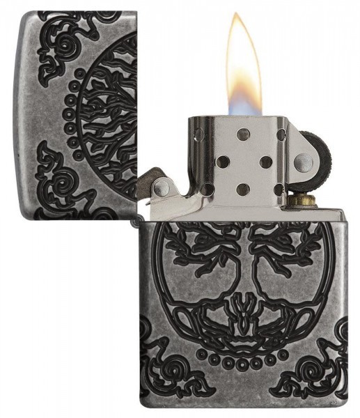 Запальничка армована Zippo Armor Tree of Life Antique Silver античне срібло Запальничка армована Zippo Armor Tree of Life Antique Silver античне срібло