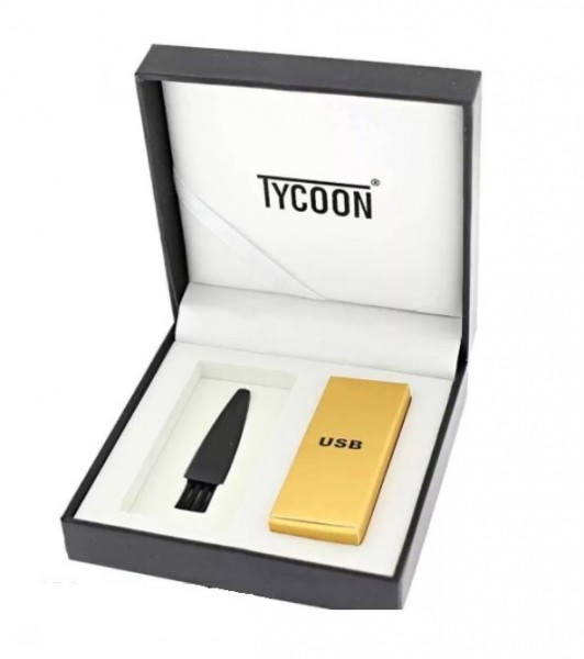 Зажигалка электроимпульсная USB Tycoon Arc на две дуги подарочная коробка Франция Зажигалка электроимпульсная USB Tycoon Arc на две дуги подарочная коробка Франция