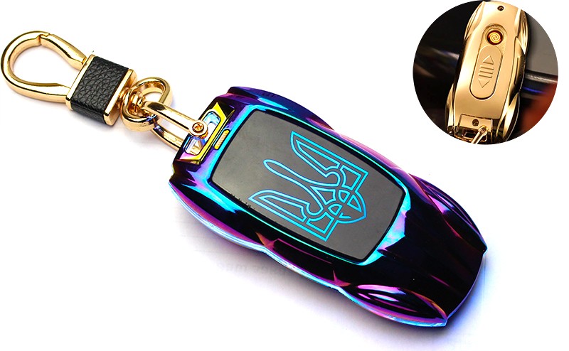 Usb зажигалка Герб Украины с подсветкой в подарочной упаковке Usb зажигалка Герб Украины с подсветкой в подарочной упаковке