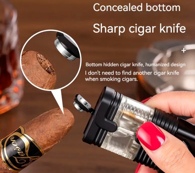 Зажигалка Triple Torch Lighter в подарочной упаковке Зажигалка Triple Torch Lighter в подарочной упаковке