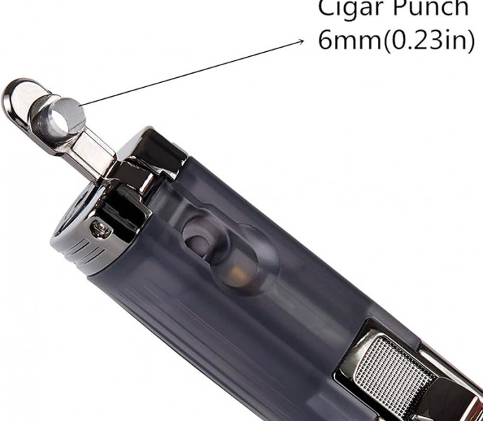 Зажигалка Honest с пробойником для сигар Зажигалка Honest с пробойником для сигар