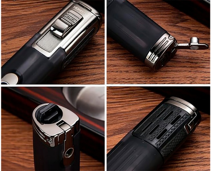 Зажигалка Honest с пробойником для сигар Зажигалка Honest с пробойником для сигар