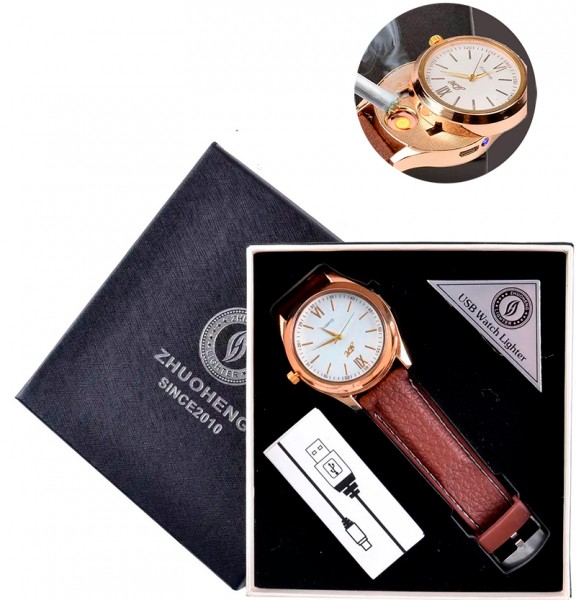 Зажигалка часы USB в подарочной коробке JIAHENG Зажигалка часы USB в подарочной коробке JIAHENG