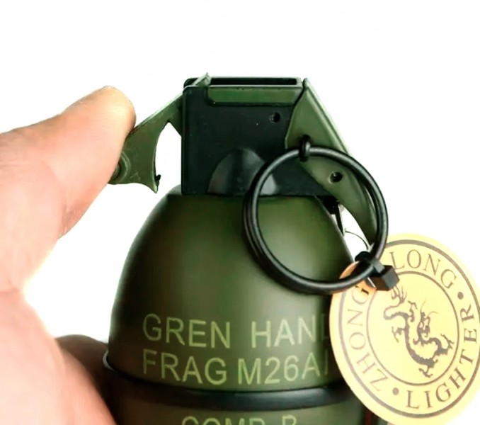 Сувенирная зажигалка граната M26A1 Сувенирная зажигалка граната M26A1