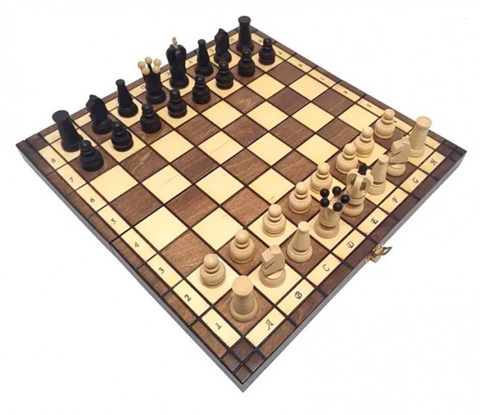 Набор шахматы и шашки средние с-165b Набор шахматы и шашки средние с-165b