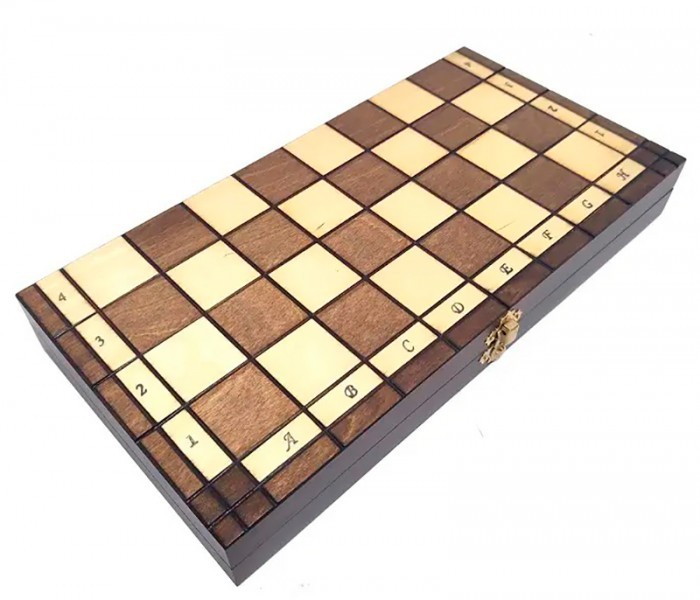 Набор шахматы и шашки средние с-165b Набор шахматы и шашки средние с-165b