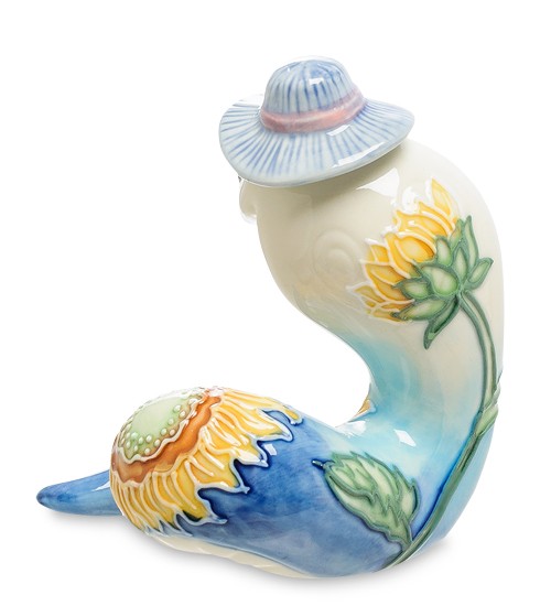 Фарфоровая фигурка Змея Pavone Фарфоровая фигурка Змея Pavone