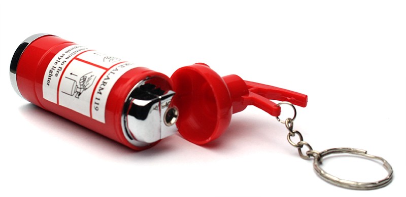 Зажигалка карманная огнетушитель (прикол, бьет током) Зажигалка карманная огнетушитель (прикол, бьет током)