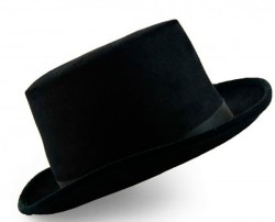 Шляпа Цилиндр велюровый черный Шляпа Цилиндр велюровый черный
