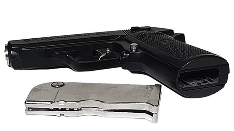 Зажигалка газовая пистолет с ножом Walther PPK (Турбо пламя) Зажигалка газовая пистолет с ножом Walther PPK (Турбо пламя)