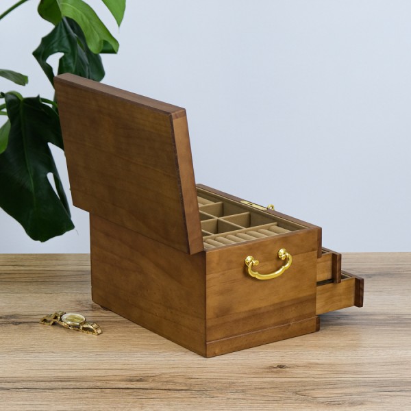 Шкатулка велика органайзер для прикрас, дерев’яна Шкатулка велика органайзер для прикрас, дерев’яна