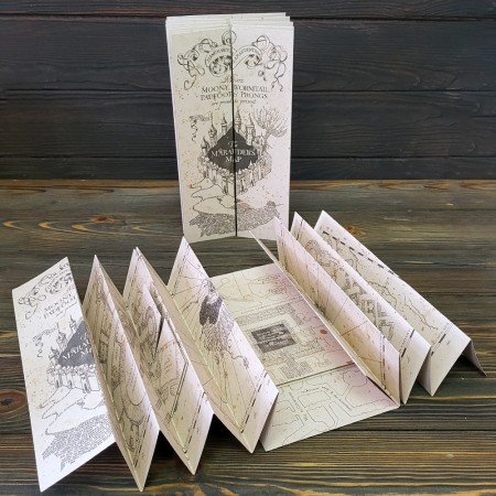 Мапа мародерів Гаррі Поттер Мапа мародерів Гаррі Поттер