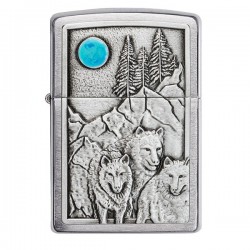   Zippo 200 Wolf and Pack