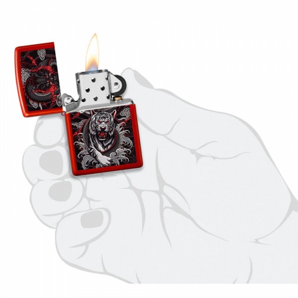 Запальничка Zippo Dragon Tiger 48933 Запальничка Zippo Dragon Tiger 48933