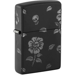  Zippo 218C Flower Skulls