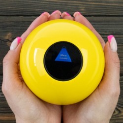 Шар Предсказатель на украинском языке (10см) желтый Шар Предсказатель на украинском языке (10см) желтый